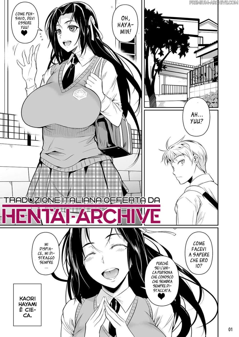 [Shoot The Moon (Fuetakishi)] Hayami-san wa Me ga Mienai | Un aiuto speciale 1-2 [Italian] - Page 2