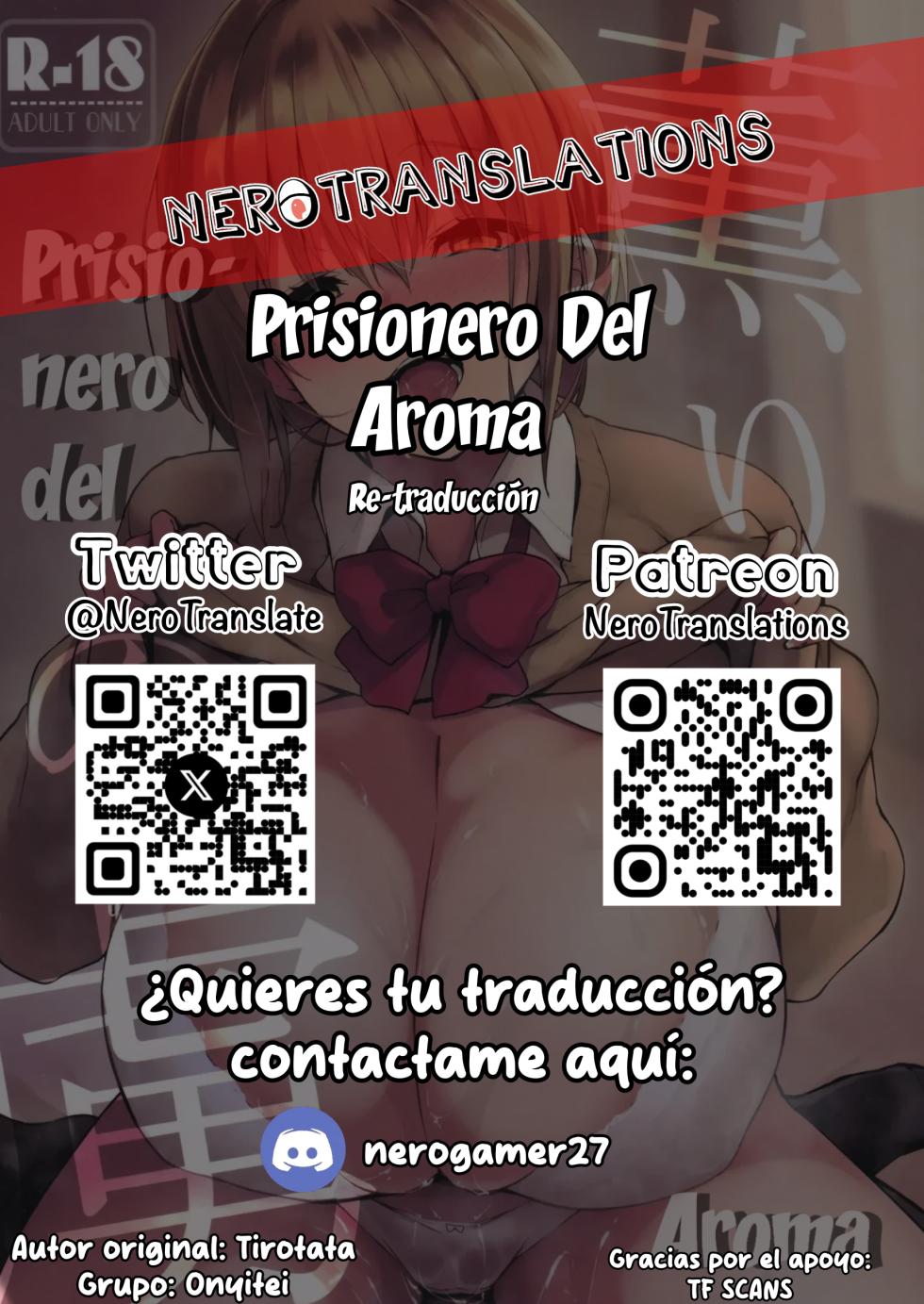 (C105) [Onyitei (Tirotata)] Kaori no Toriko | Prisionero del Aroma [Spanish] - Page 28