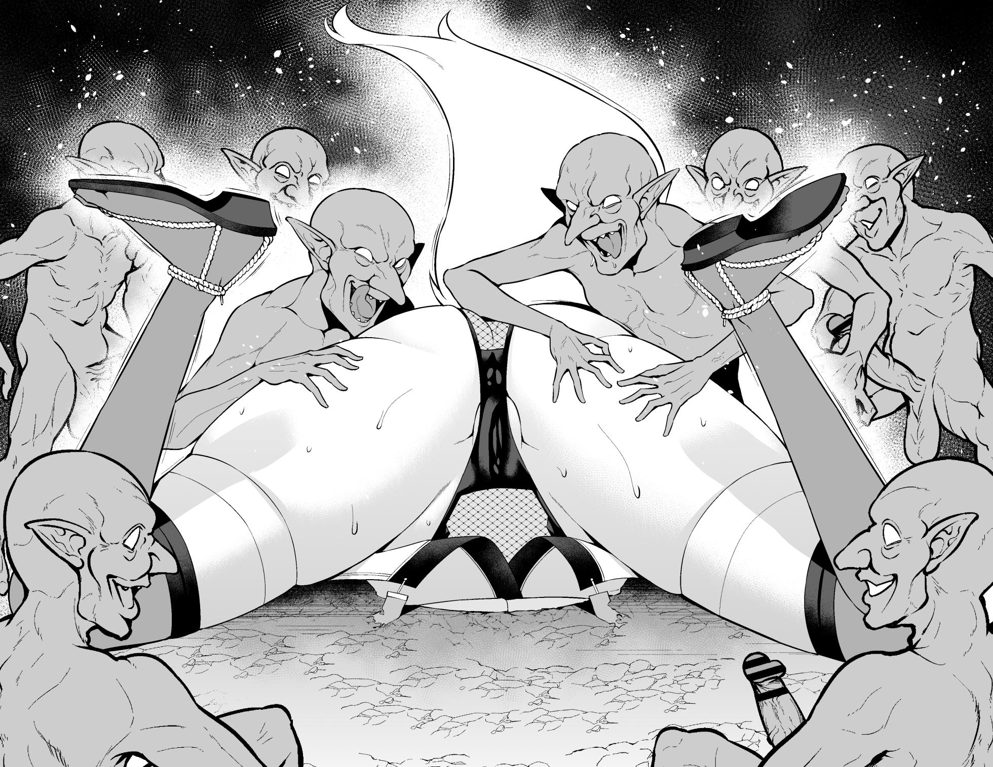 [あんこまん] 狐鳴紺子郎、ゴブリン退治任務を思い出す…❤ - Page 14