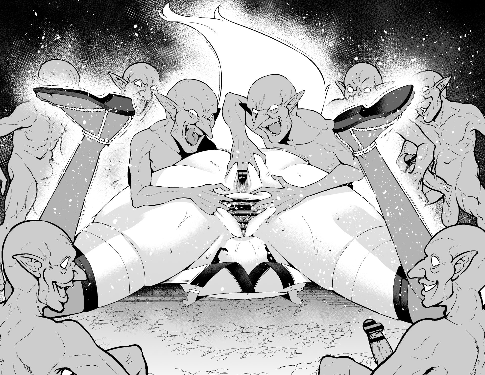 [あんこまん] 狐鳴紺子郎、ゴブリン退治任務を思い出す…❤ - Page 18