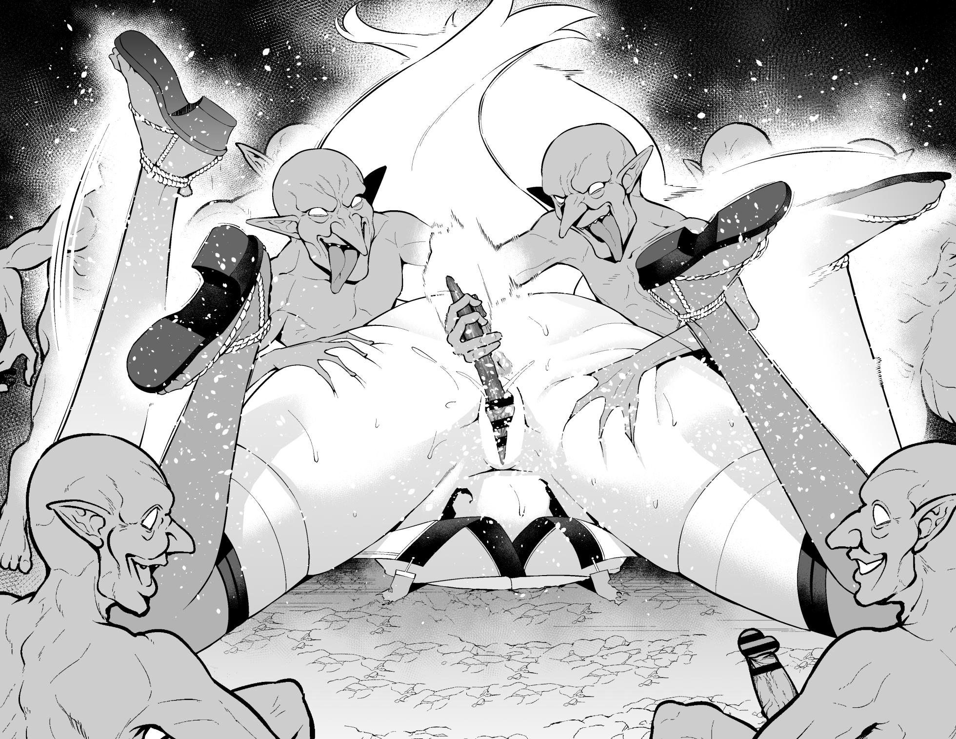 [あんこまん] 狐鳴紺子郎、ゴブリン退治任務を思い出す…❤ - Page 20