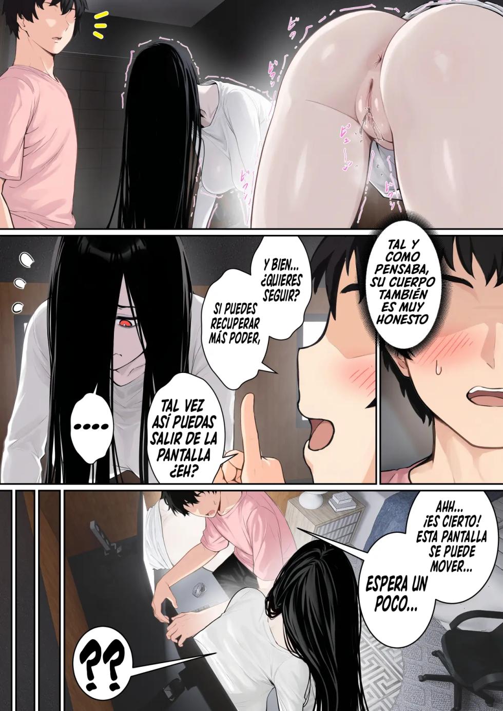 [pz-x] Sadako ga Pasokon Gamen ni Hikkakaru ken ni Tsuite｜El Díaa Que Sadako Se Quedó Atascada En La Pantalla De Mi Computadora [Spanish] [El naranjas = Mr.Naranjas] - Page 29