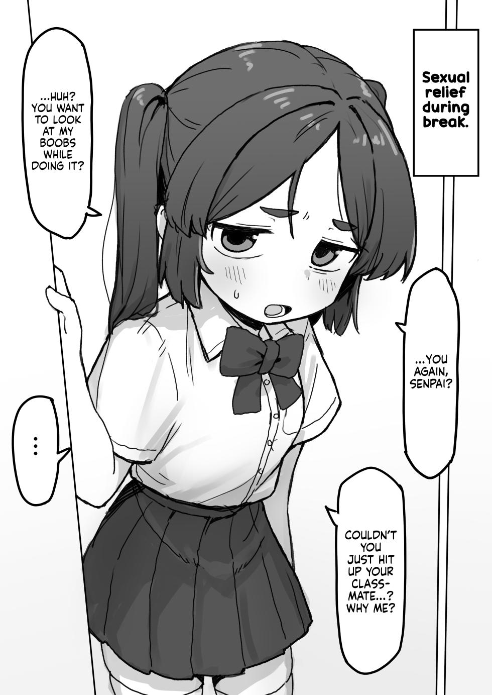 [Dobepopon] ○Shori Gakari-chan | Sexual Relief-chan [English] [NudeSalad] - Page 6