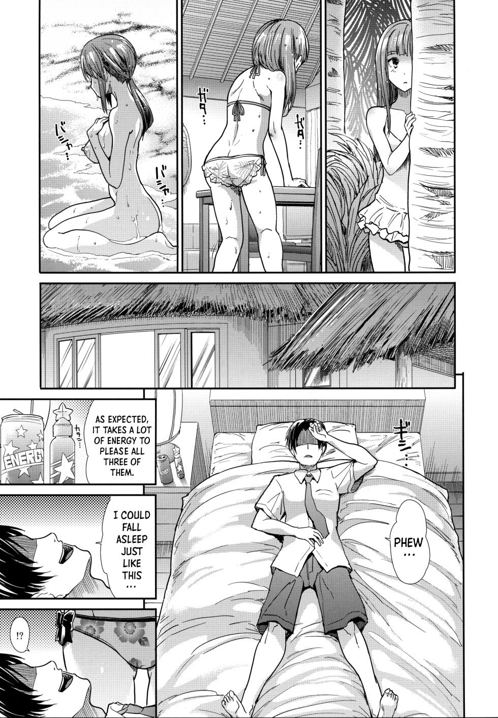 (C92) [Takemasaya (Takemasa Takeshi)] Seiso Sannin Musume Tokonatsu Rakuen (THE IDOLM@STER CINDERELLA GIRLS) [English] [12 Translations] - Page 18