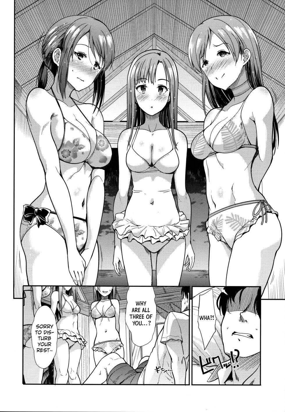 (C92) [Takemasaya (Takemasa Takeshi)] Seiso Sannin Musume Tokonatsu Rakuen (THE IDOLM@STER CINDERELLA GIRLS) [English] [12 Translations] - Page 19