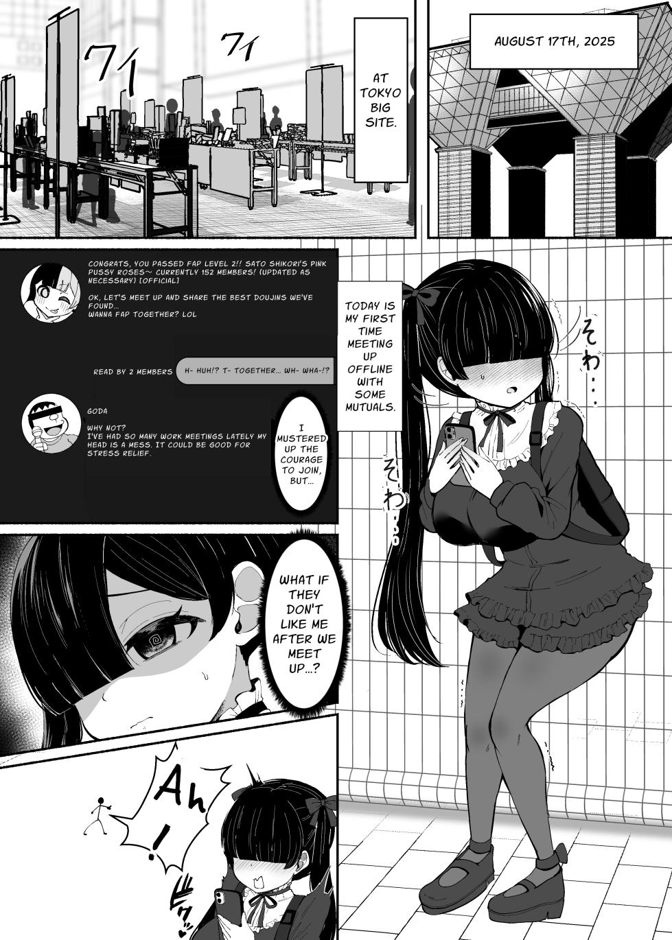 [LittlePencil (Emumiya Nyamu)] Ochinpo Joshi 3-nin, NatsuComi Senrihin Yominagara Nuite Hamete Mata Nuita. | Three Dick Girls Jerked Off To Their Summer Comiket Loot, Fucked, And Then Did It Again [English] [Penguin Piper] [Digital] - Page 2