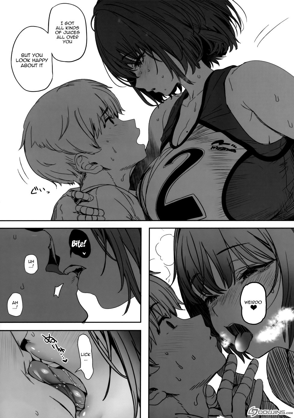 [Kansai Gyogyou Kyoudou Kumiai (Marushin)] Koushinchou Volley-bu no Seisokei | The Tall, Innocent-looking Volleyball Player Girlfriend Becomes Senpai's -Complete Story- 2 [Shortened] 2 [English] {Doujins.com} - Page 16