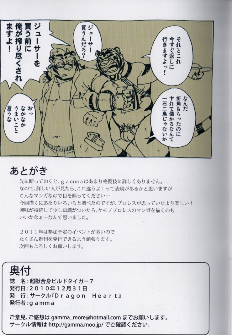 (C79) [Dragon Heart (gamma)] Choujuu Gasshin Build Tiger 7 | 초수합신 빌드 타이거 7 [Korean] - Page 19