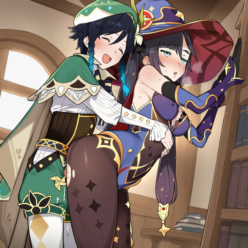 NTR Mondstadt - Eula & Mona (Myanu) [AI Generated] - Page 32