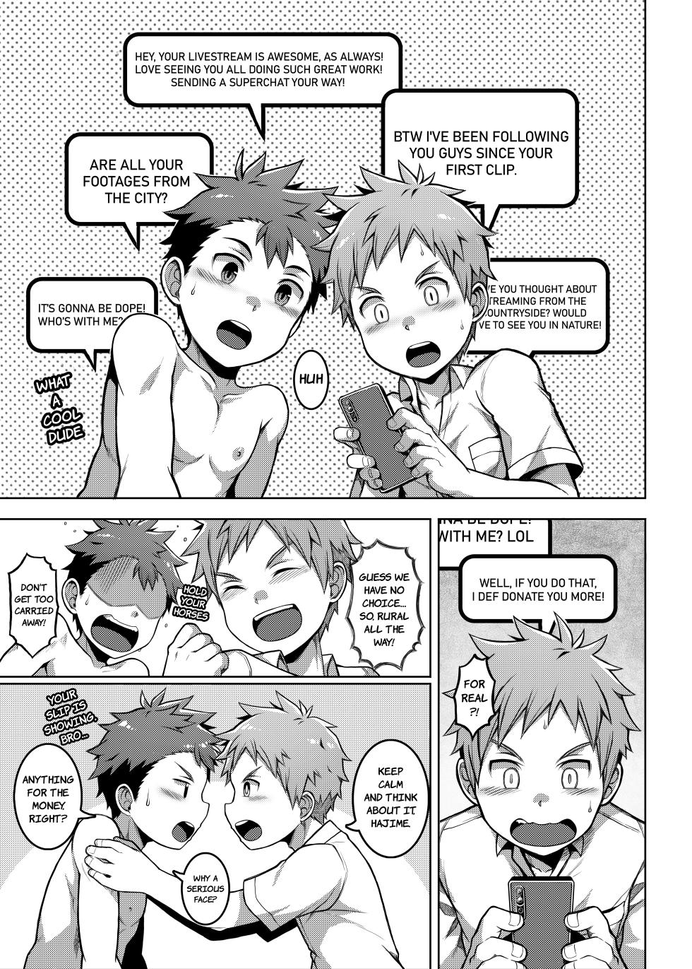 [Beater (daikung)] Ore no Classmate wa Roshutsukyou datta Ken ~Inaka Tabi Hen~ | The Case of my Exhibitionist Classmate!! ~Countryside Trip Arc~ [English] [Digital] - Page 4