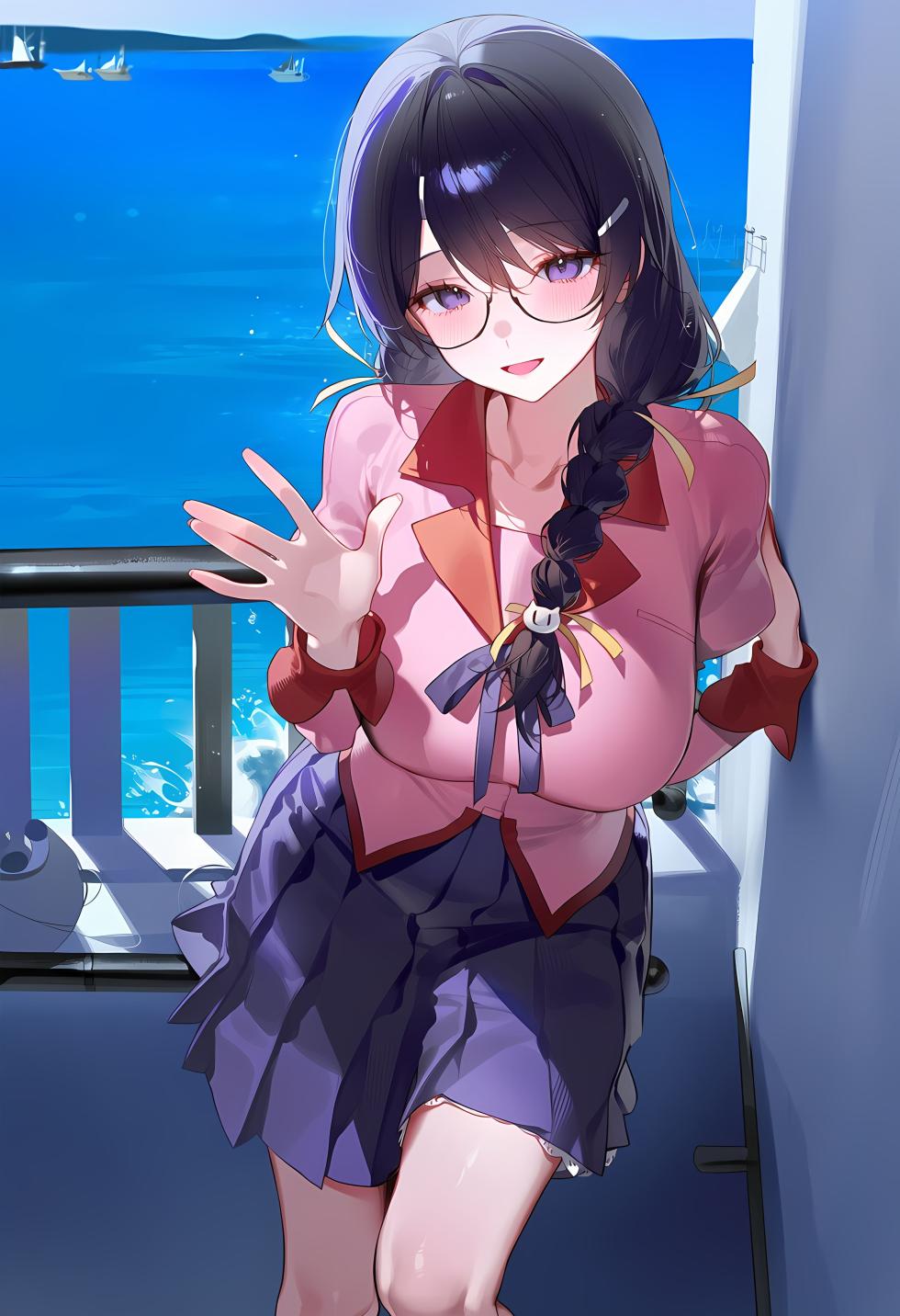 kilerai - 251025 [monogatari] hanekawa tsubasa BBC 370p (Patreon) [AI Generated] - Page 5