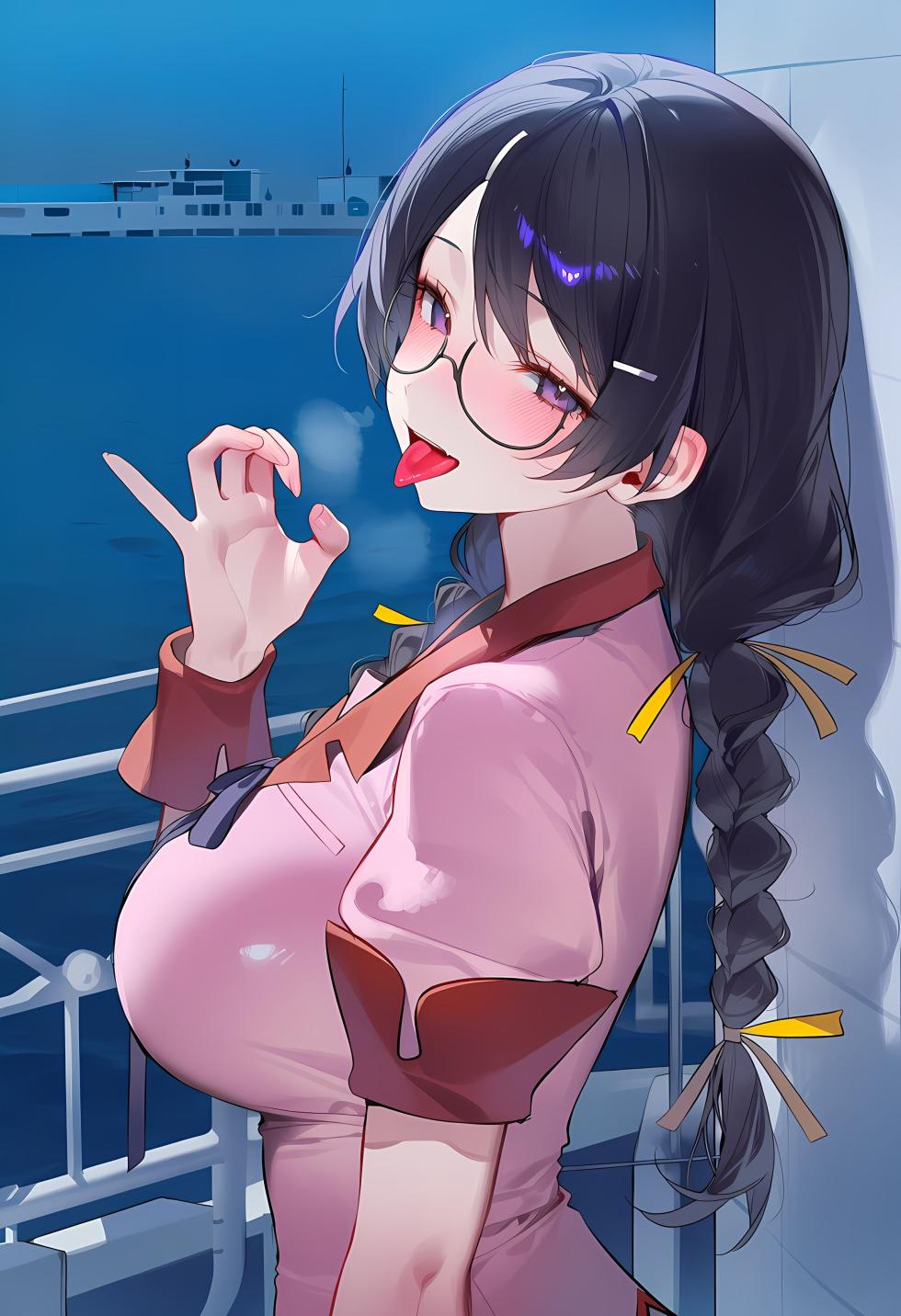kilerai - 251025 [monogatari] hanekawa tsubasa BBC 370p (Patreon) [AI Generated] - Page 9