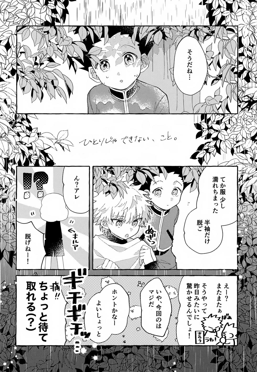 (Re:HUNTER 11) [YKKS Hamburg (Hirakawa)] Hitori ja Dekinai, Koto. (Hunter x Hunter) - Page 5