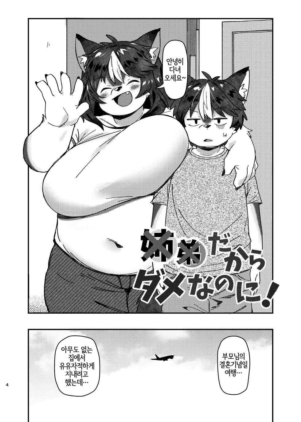 [Akitaka Seinikuten (Akitaka)] ×× dakara dame na no ni ! [Korean] [LWND] - Page 4