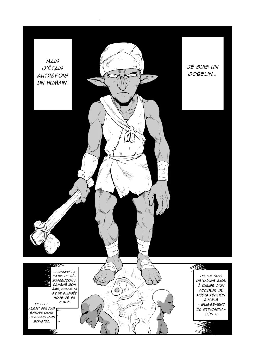 [yamabatake] Zako-kan Nerai no Do-M Onna Kishi ga Hontou ni Goblin Dorei ni Sareru Hanashi Zenpen Part 1 [French][AkroDa] - Page 3