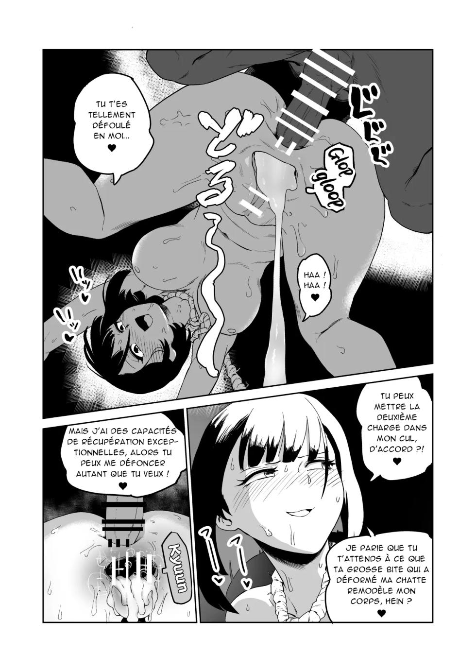 [yamabatake] Zako-kan Nerai no Do-M Onna Kishi ga Hontou ni Goblin Dorei ni Sareru Hanashi Zenpen Part 1 [French][AkroDa] - Page 32