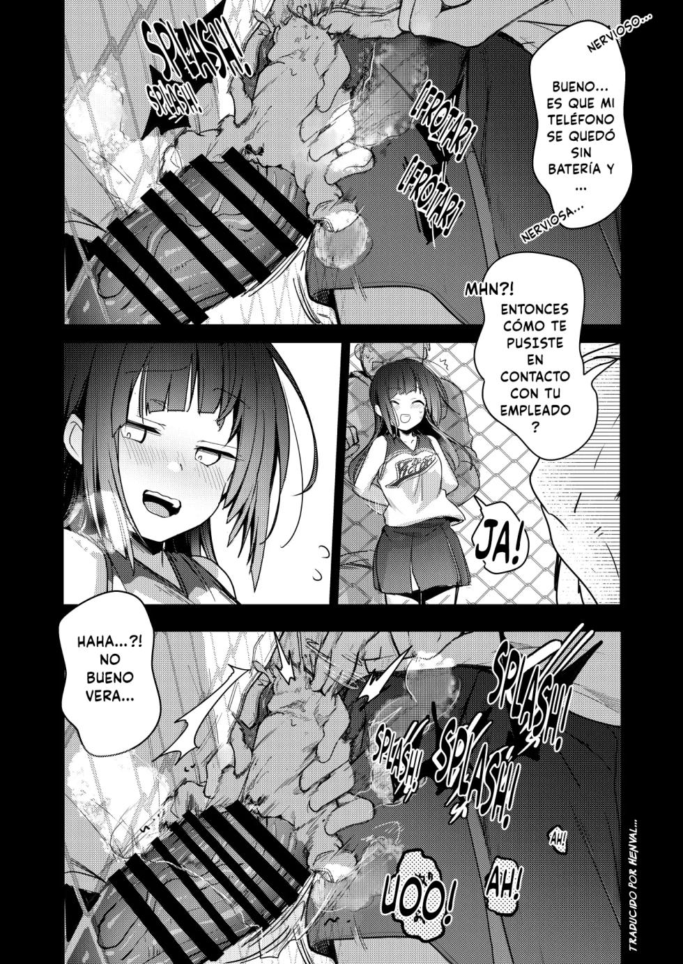 [TWILIGHT DUSK (Aya)] Tsutomesaki no Musume-san o Oishiku Itadaku Hon Sorekara...｜Cómo Disfrutar de la Hija de tu Compañero de Trabajo... Un Poco Más de Placer... ~Edición Empresa de Transporte~ [Spanish] [HENVAL] [Digital] [Ongoing] - Page 25