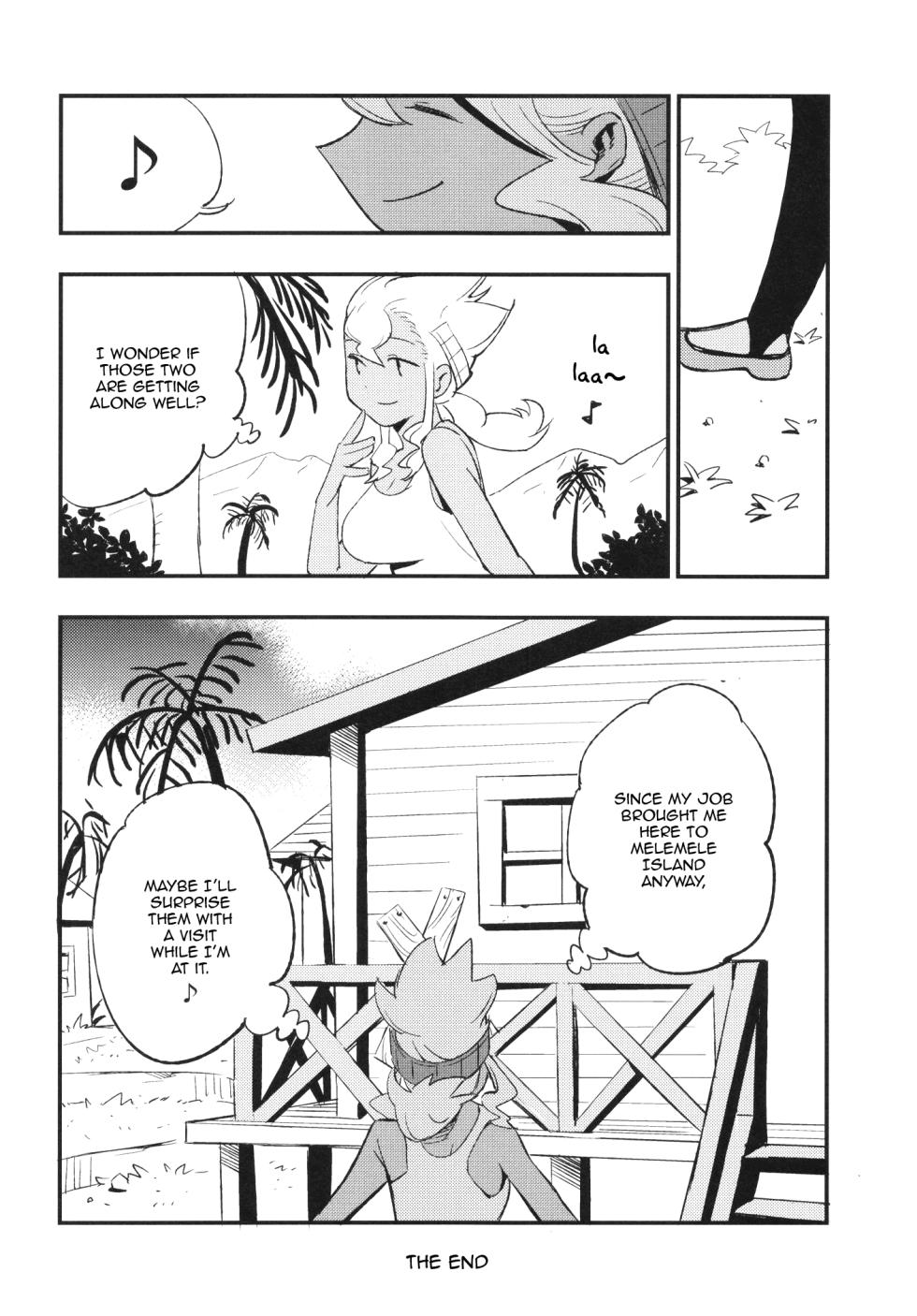 (COMIC1☆13) [Shironegiya (miya9)] Hakase no Yoru no Joshu. | The Professor's Assistant At Night. (Pokémon Sun and Moon) [English] [Panatical] - Page 17