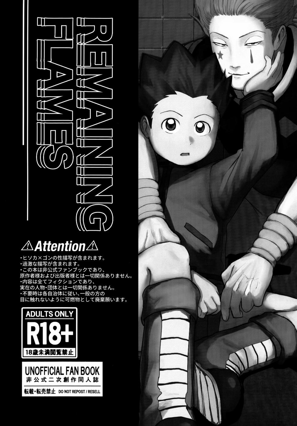 (Re:HUNTER 11) [COMPOTE (Himisuya)] REMAINING FLAMES (Hunter x Hunter) - Page 3