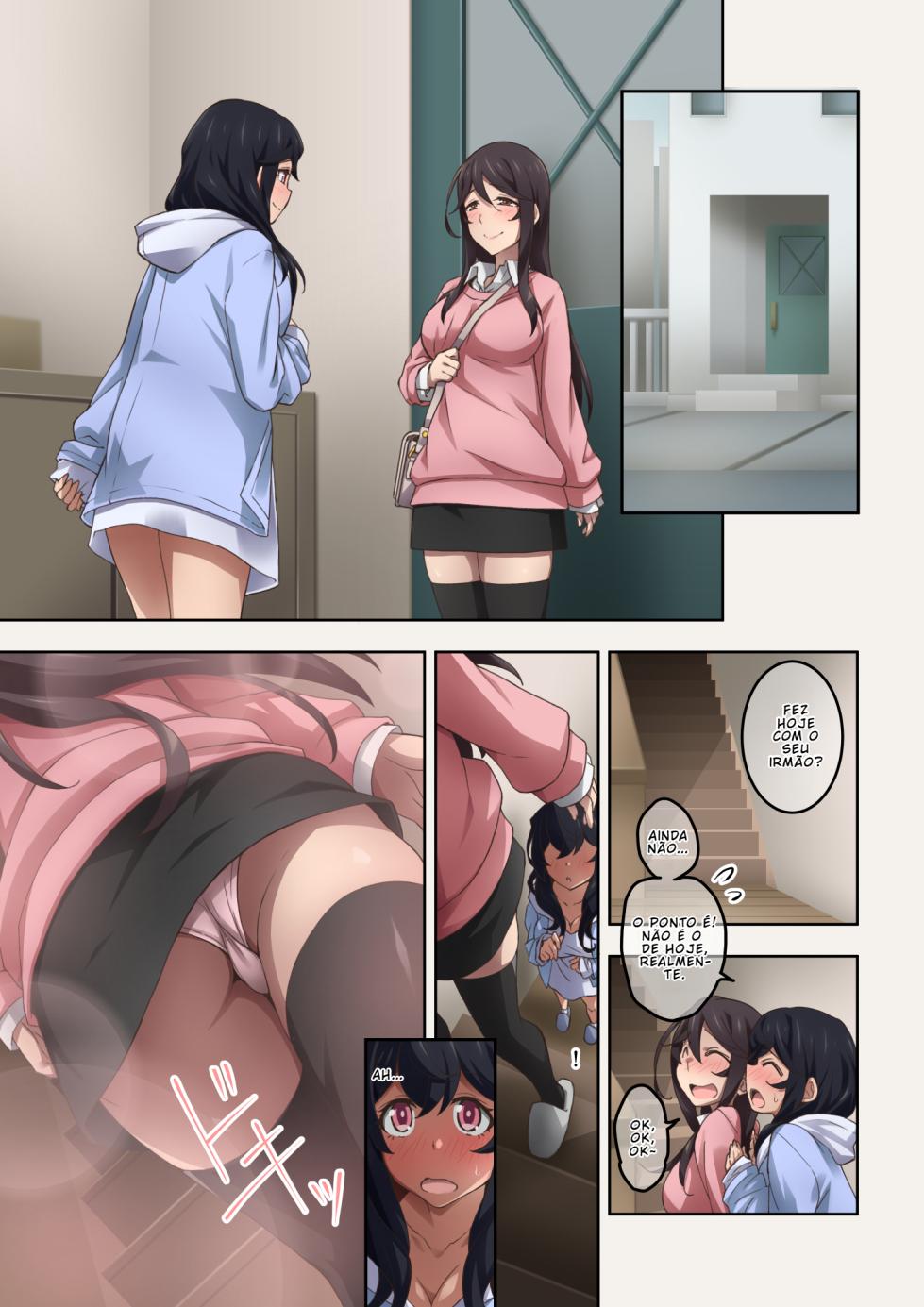 [Kaori no Chikara (Kaze no Koe)] Jitsu wa Onara Play ga Shumi no S na Tomodachi Doushi ga Kagaseatte Mitara Numatta Ken [Portuguese-BR] [BLACKSUB] - Page 32