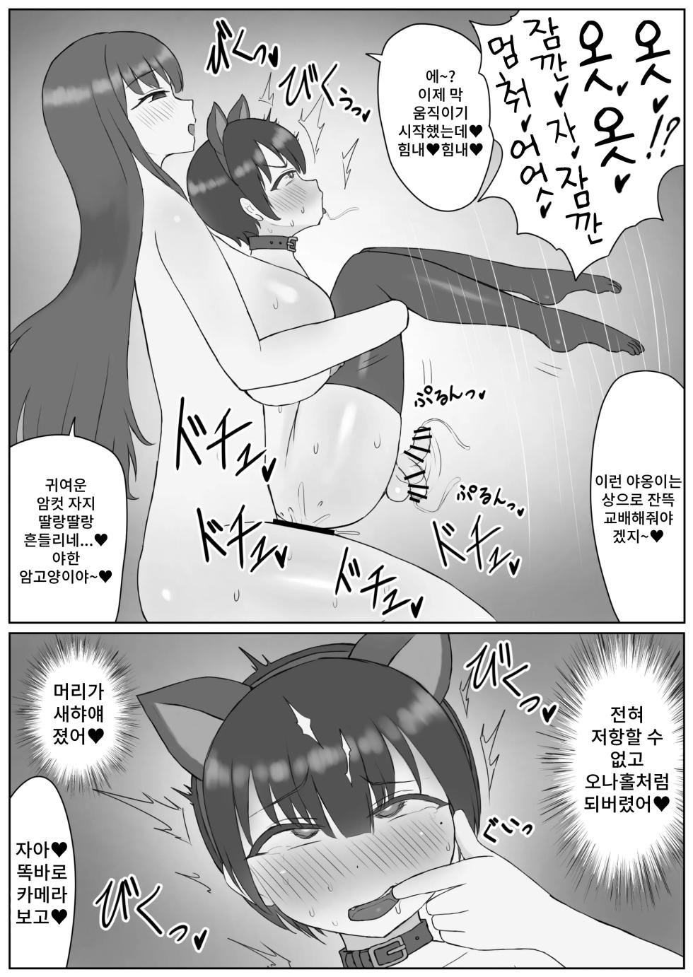 [Kousaten] Futanari Toshiue Kanojo no Pet ken Maso Onaho ni Sarechaimashita... | 후타나리 연상 여친의 애완동물 겸 마조 오나홀이 되어버렸습니다... [Korean] - Page 32