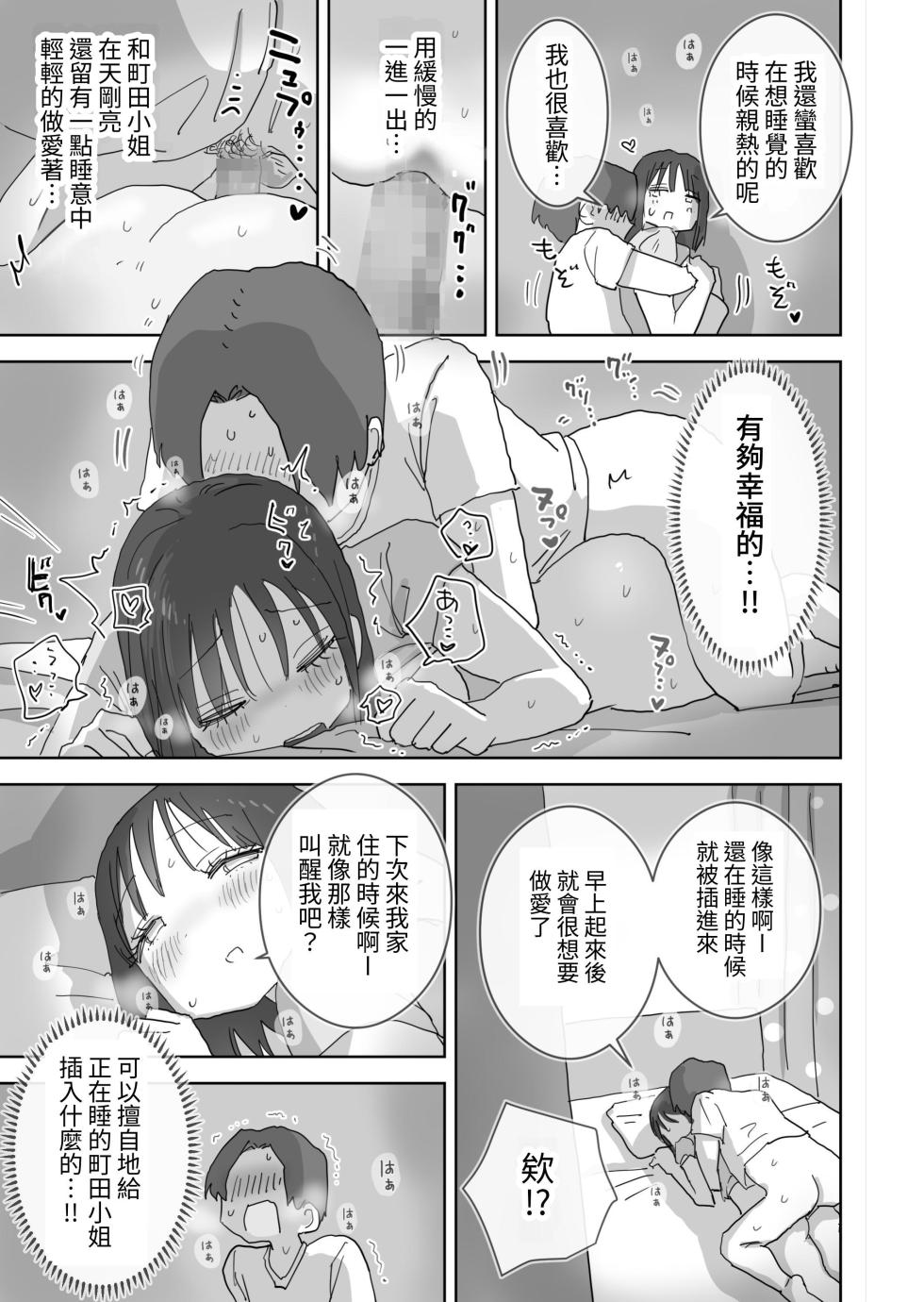 [Hiyashi Makura] Zoku Onna Tomodachi to Sugosu Mattari Icha Love H na Kyuujitsu Machida-san-hen [Chinese] [閻ターテインメント] - Page 23