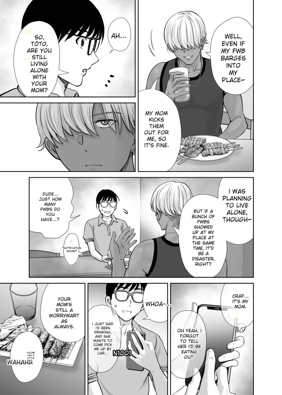 [Melon no Hoshiboshi (Hoshiduki Melon)] Haha Swapping 1 ~Ore no Kaa-san o Sashidashite Yanmama to Yari Makutta Hanashi~ [English] [Digital] - Page 9