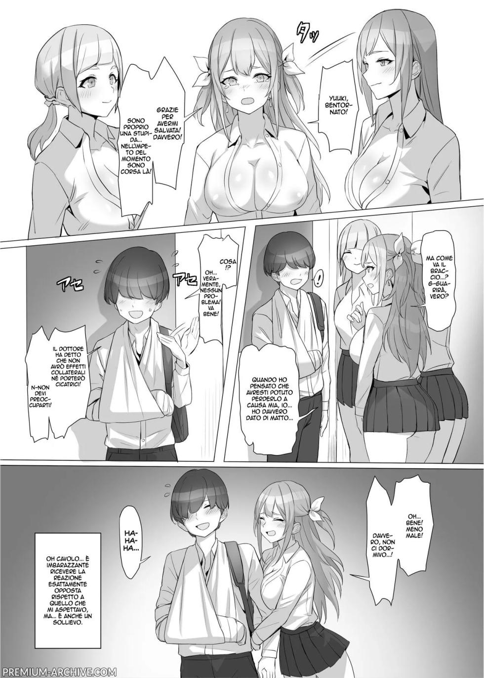 [Shiroganean (Kuromogu)] Gal o Tasuketara Isekai Tenseikyuu no ReaJuu Seikatsu ga Hajimatta!? | Ho salvato una gal e ora sono un tipo ordinario [Italian] - Page 7