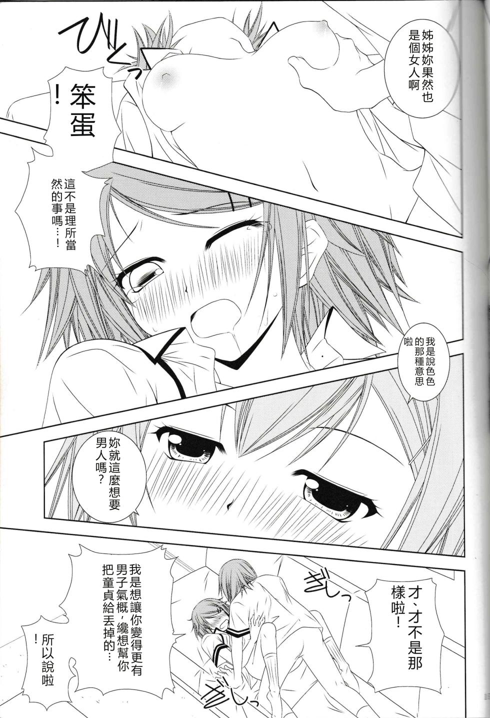 (C80) [Ringo Koucha (Futatsuki Kazuo)] Kinoshita-san-chi no Katei no Jijou (Baka to Test to Shoukanjuu) [Chinese] [RATKING機翻] - Page 14