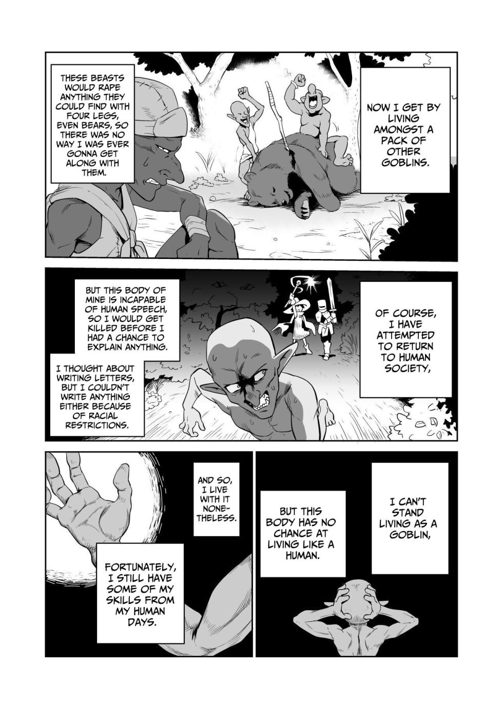[Yamabatake] Masochist Knightess Seeking To Be Fucked By Smallfry Gets Goblin Ganked [English] [Apricot Jam] - Page 4