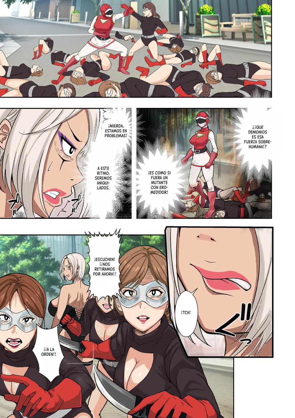 [Ero no Teishokuya] Hitozuma Sentai, Ero-Ranger! Ch. 1-3｜¡Escuadrón de Esposas, Ero-Ranger! Cap. 1-3 [Spanish] [Daraku Hotel] [Digital] - Page 5