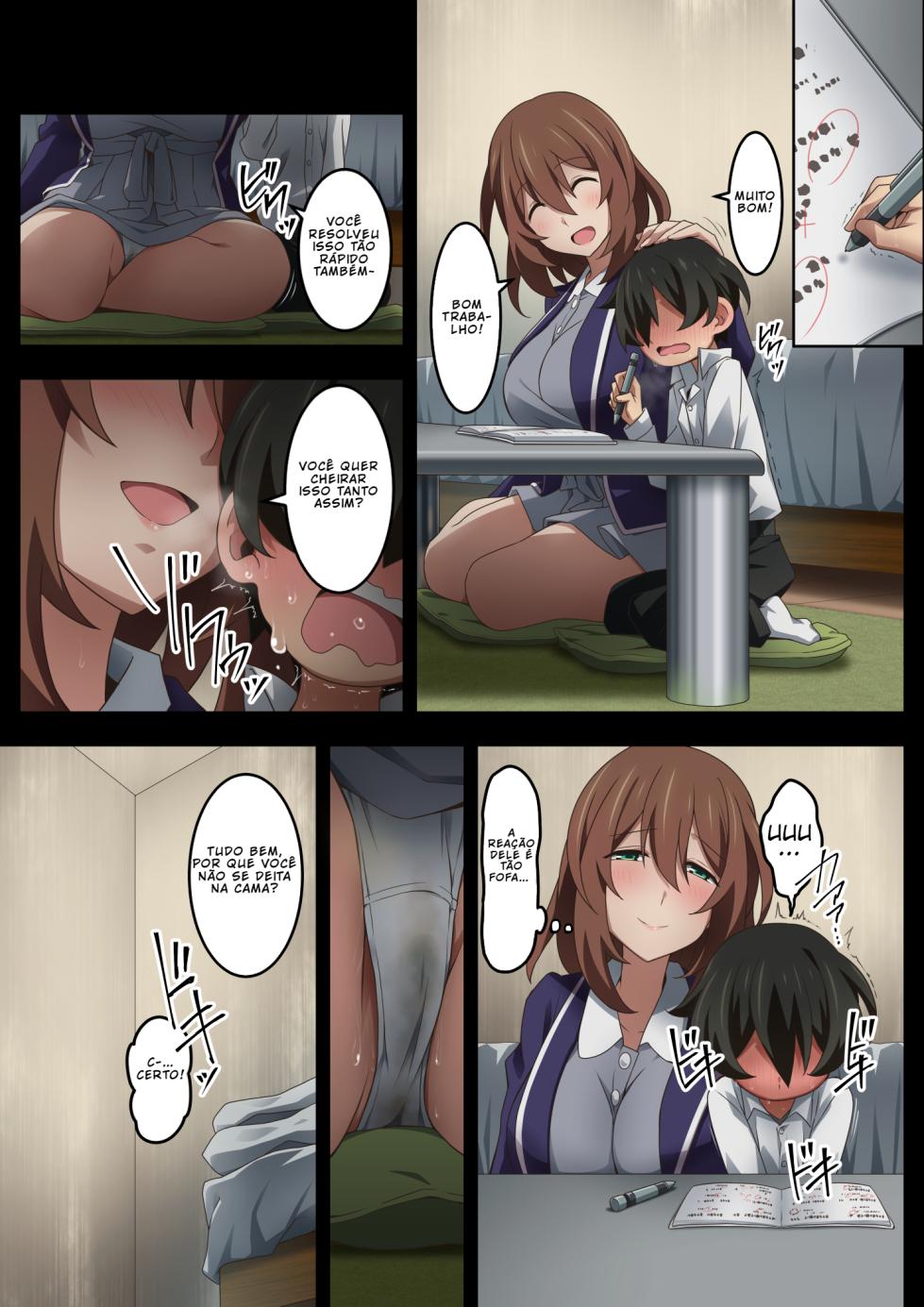 [Kaori no Chikara (Kaze no Koe)] Boku wa Katei Kyoushi no Sensei no Gas Nuki Gakari | Sou responsável por ajudar meu professor particular a passar o gás [PT-BR] - Page 36