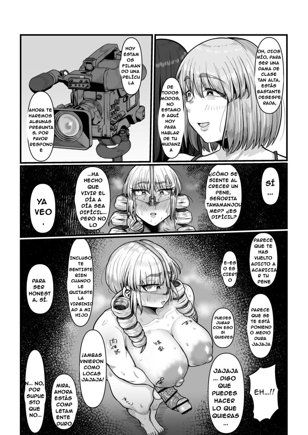 [Ebi no Implant (Shrimp Cake)] [Shinki futanari ojousama nyuukyo] kougai tawāmanshon nyuukyo boshuu-chuu [futanari kyouyou niku benki kanbi] [Spanish] [Casita Leswin] - Page 28