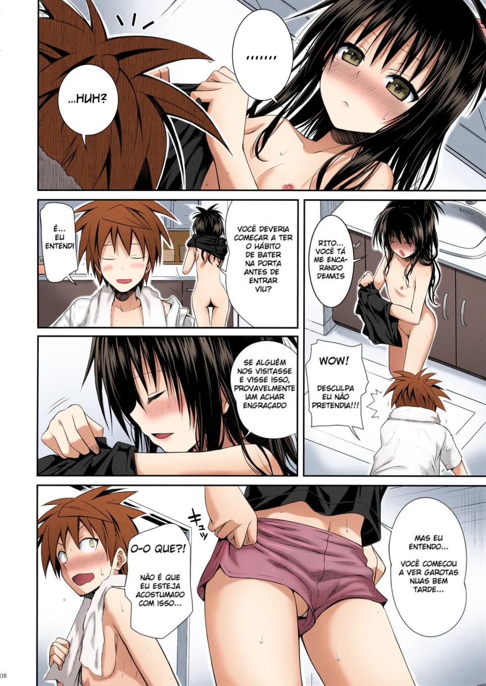 (C88) [40010 1-GO (40010Prototype)] Closest Sister (To LOVE-Ru) [Portuguese-BR] [DiegoVPR] [Colorized] [Decensored] - Page 7