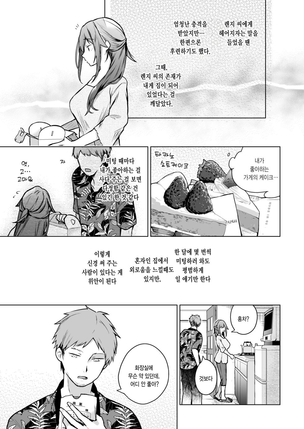 [Hirahira (Hirari)] Comitia Shucchou Henshuubu ni Itta Hi kara Tsuma no Yousu ga... 4 + extra 2 | 코○티아 출장 편집부에 간 날부터 아내의 상태가···4 + extra 2 [Korean] [Digital] - Page 14