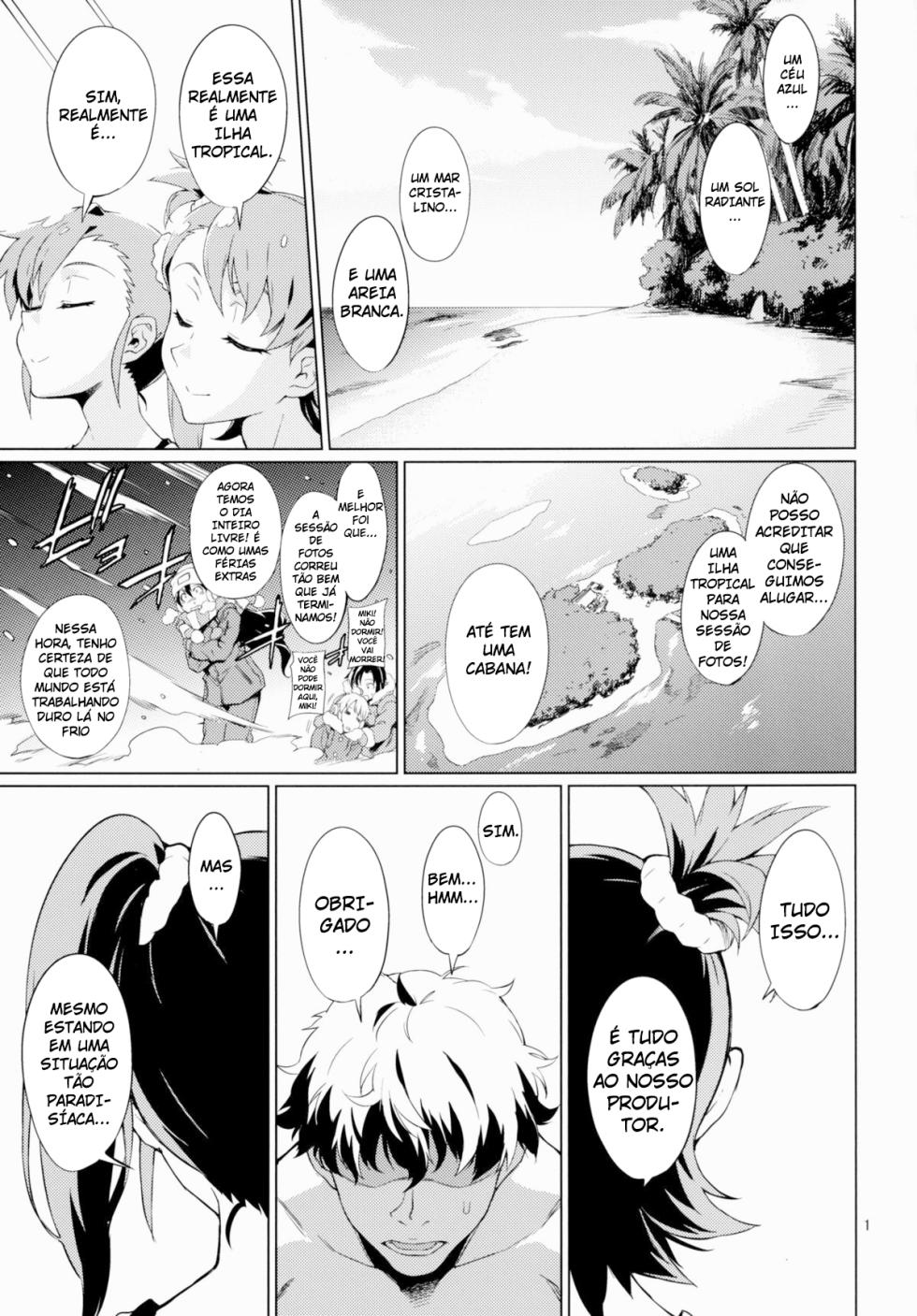 [Chotto Dake Aruyo. (Takemura Sesshu)] Shima-Hen | Island Edition (THE iDOLM@STER) [Portuguese-BR] [Digital] - Page 2