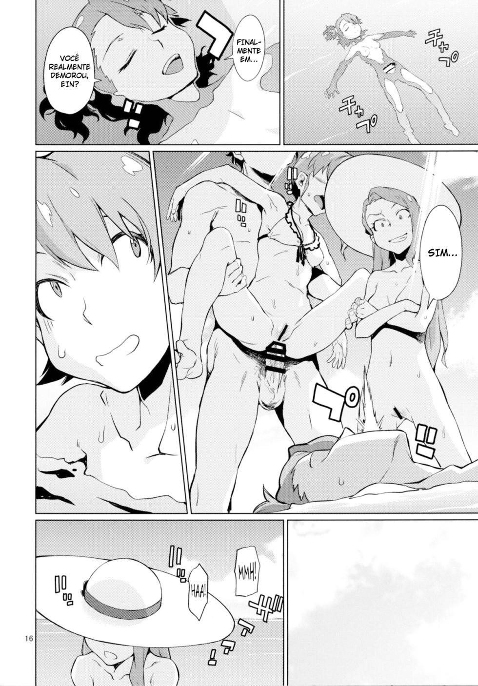 [Chotto Dake Aruyo. (Takemura Sesshu)] Shima-Hen | Island Edition (THE iDOLM@STER) [Portuguese-BR] [Digital] - Page 17