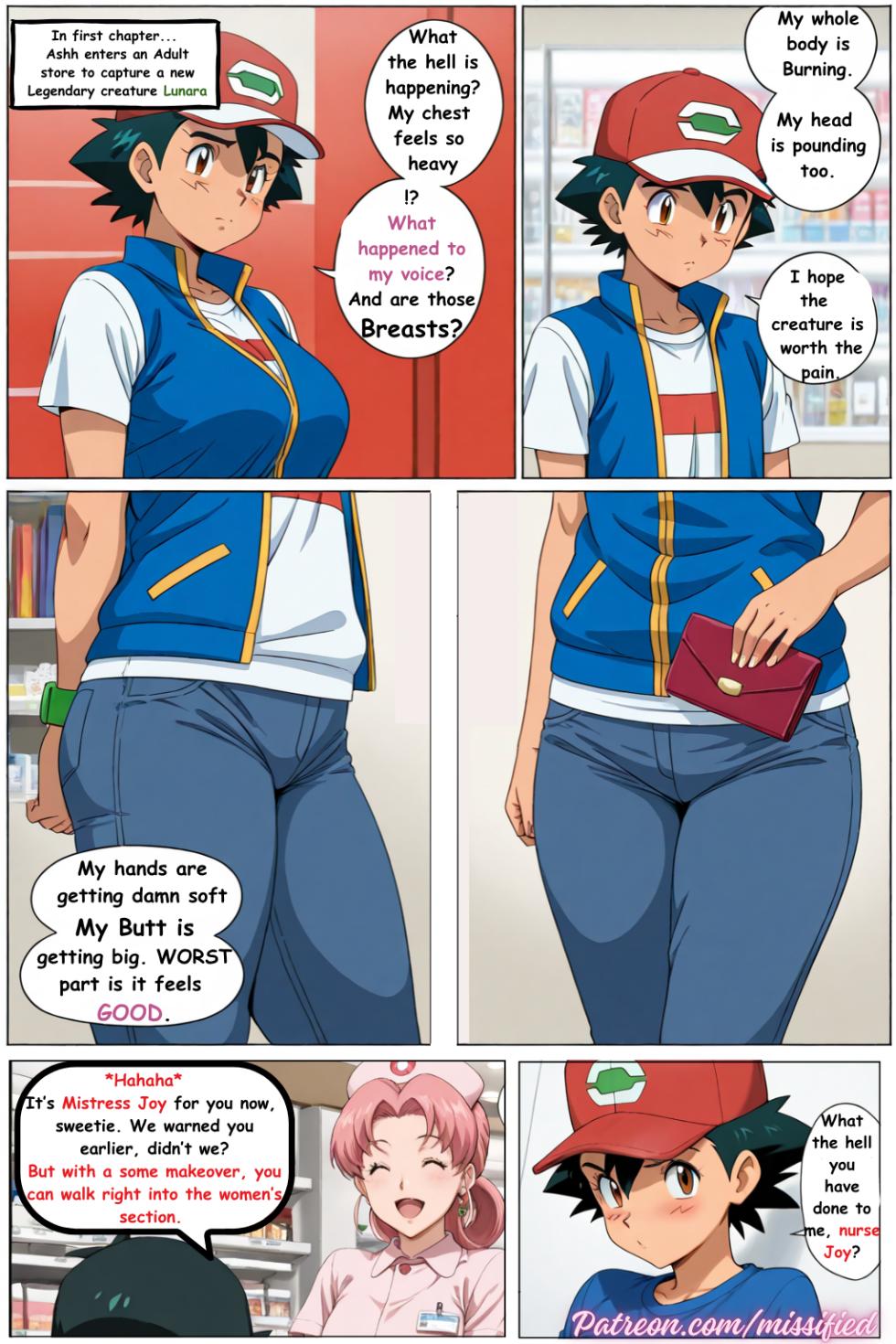 [Missified] Ashley's Evolution - Chapter 3 - Double Trouble [AI Generated] [Digital] - Page 2
