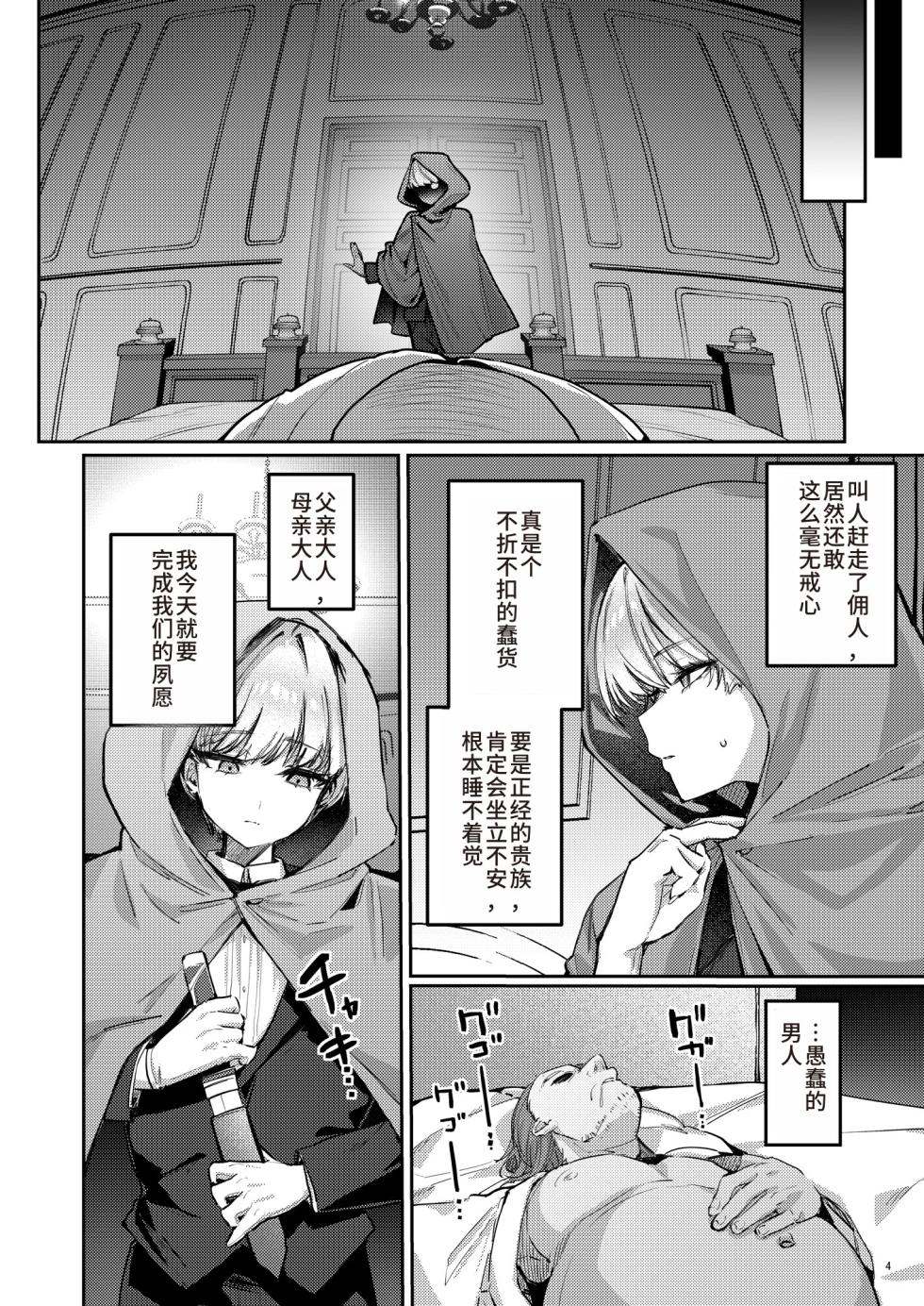[diletta (Ushio Kiyoshi)] Fukushuu ni Ueta Botsuraku Reijou o Mesuochi suru made Kainarashi, Metoru.[Chinese] - Page 6