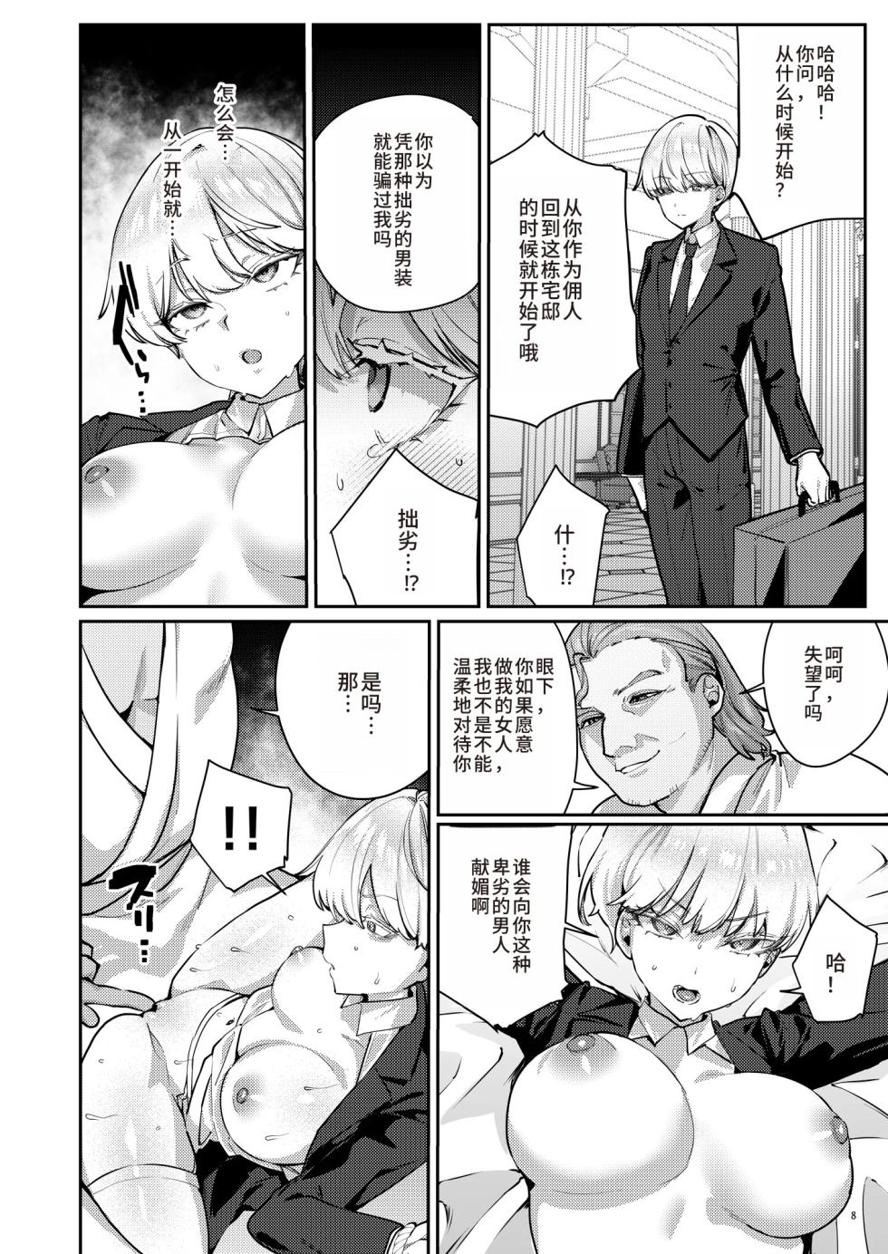 [diletta (Ushio Kiyoshi)] Fukushuu ni Ueta Botsuraku Reijou o Mesuochi suru made Kainarashi, Metoru.[Chinese] - Page 10