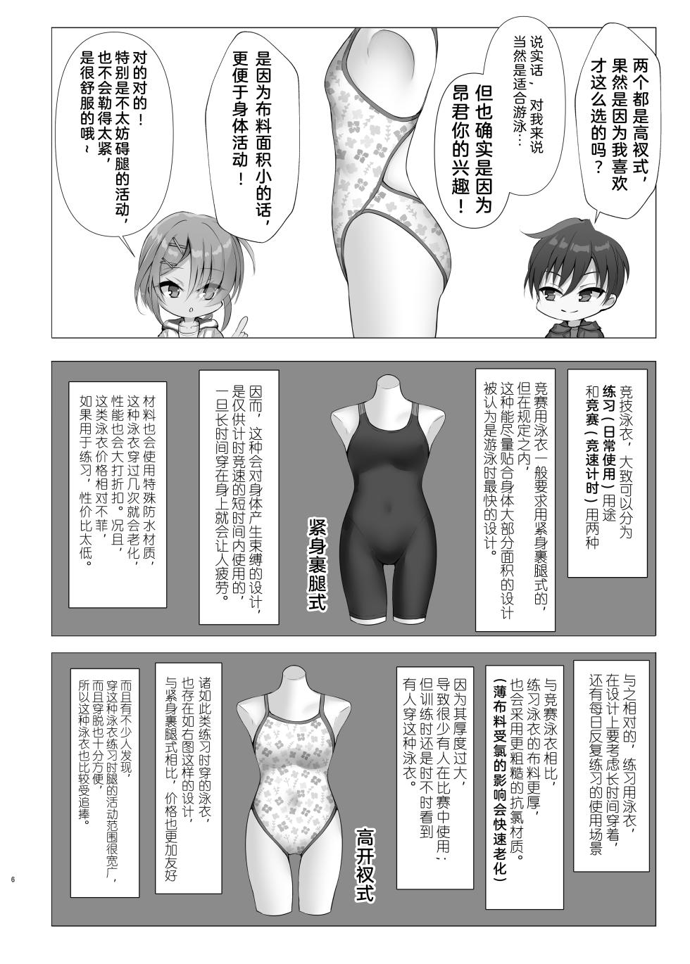 [Nekketsu Nezumojuku (Nezumo)] Kyouei Mei Dream | 竞技泳衣爱衣之梦 (Cafe Stella to Shinigami no Chou) [Chinese] [想舔羽月的jio组 汉化] [Digital] - Page 5