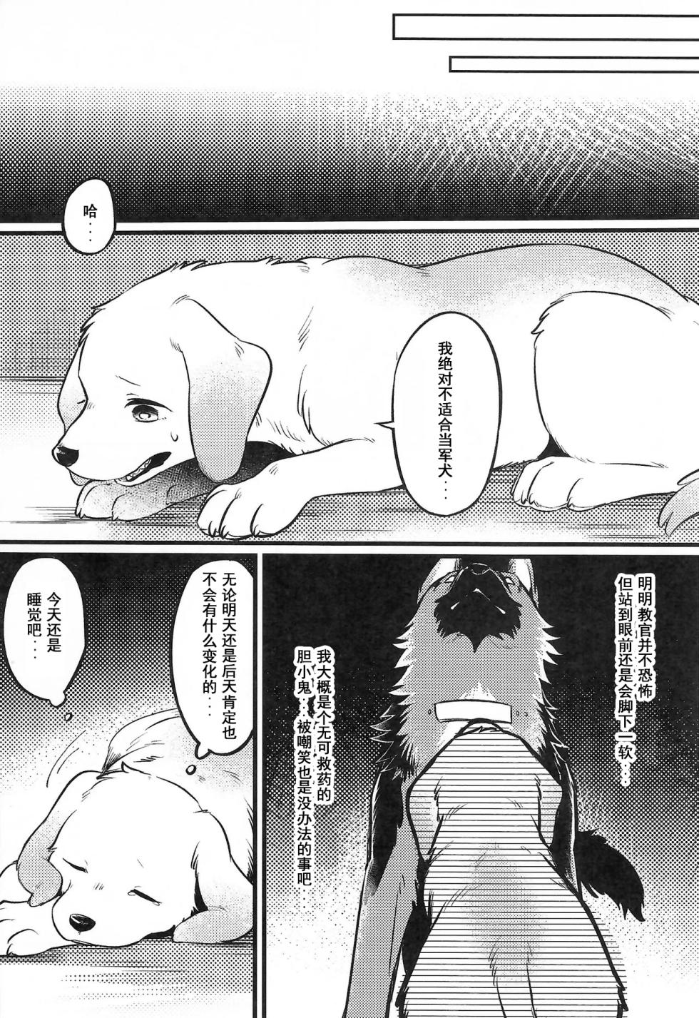 (Kemoket 16) [Kaiten ParaDOGs (Minaga Tsukune)] Midnight Gokuhi Kunren | 午夜时下极密训练 [Chinese]  [Skaarsgard个人汉化] - Page 4