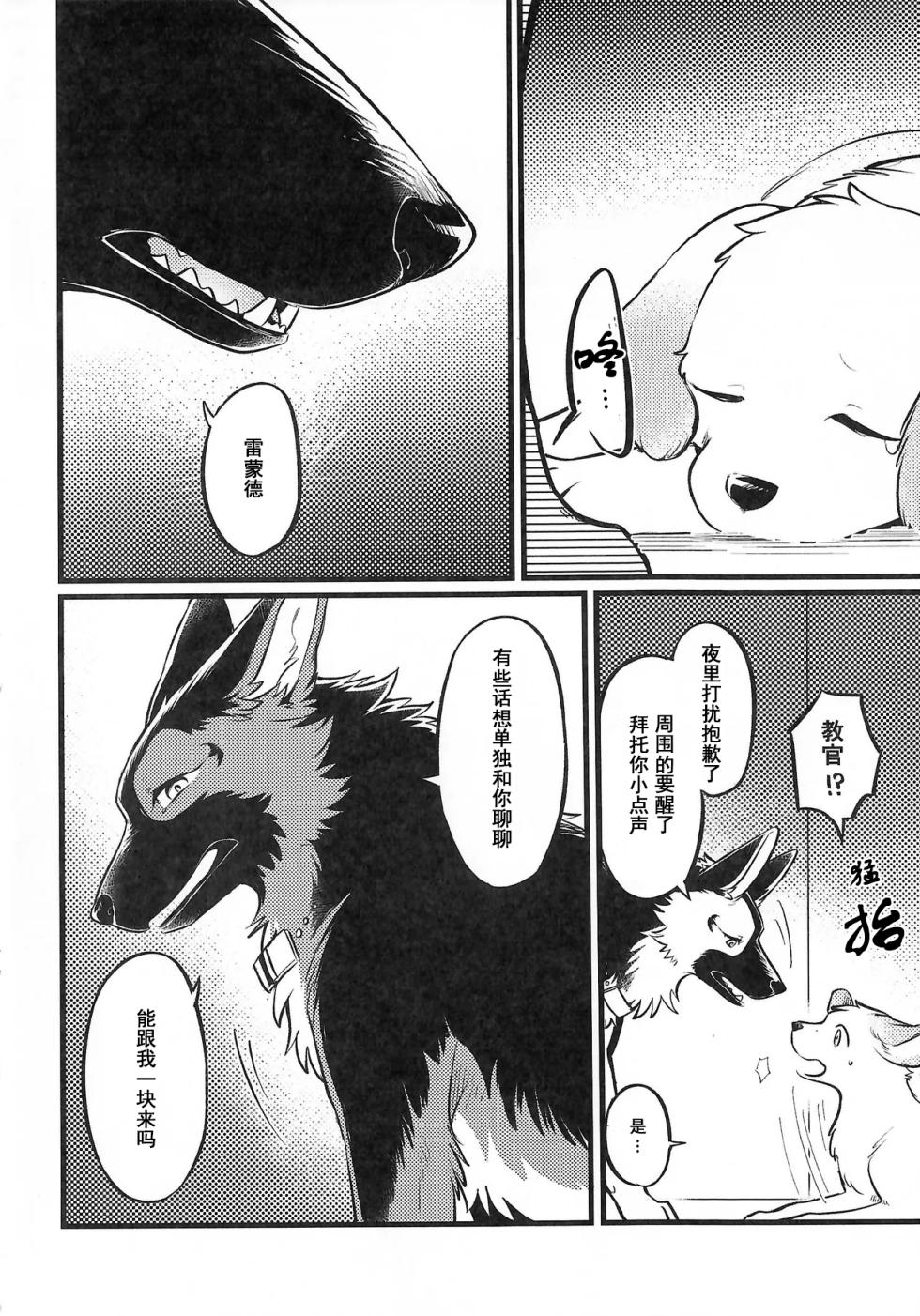 (Kemoket 16) [Kaiten ParaDOGs (Minaga Tsukune)] Midnight Gokuhi Kunren | 午夜时下极密训练 [Chinese]  [Skaarsgard个人汉化] - Page 5