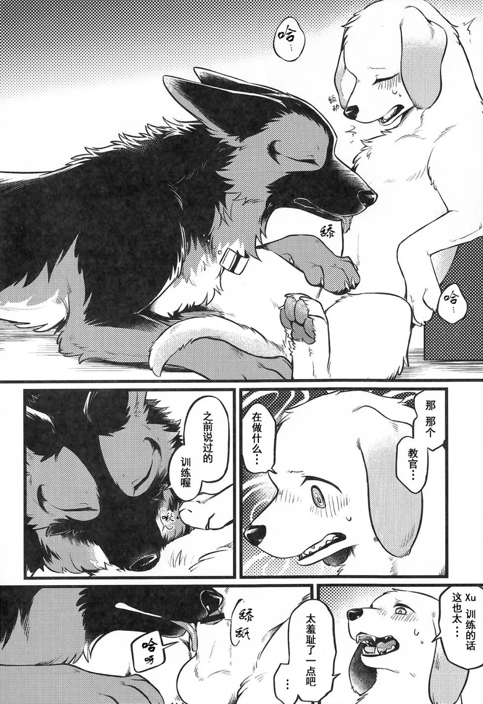 (Kemoket 16) [Kaiten ParaDOGs (Minaga Tsukune)] Midnight Gokuhi Kunren | 午夜时下极密训练 [Chinese]  [Skaarsgard个人汉化] - Page 9