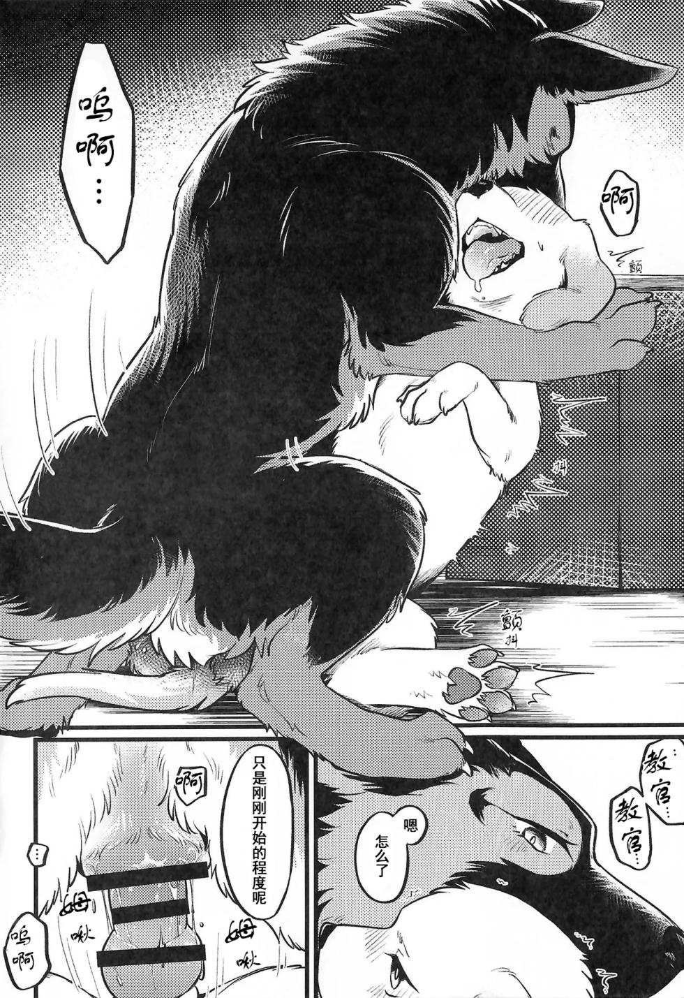 (Kemoket 16) [Kaiten ParaDOGs (Minaga Tsukune)] Midnight Gokuhi Kunren | 午夜时下极密训练 [Chinese]  [Skaarsgard个人汉化] - Page 13