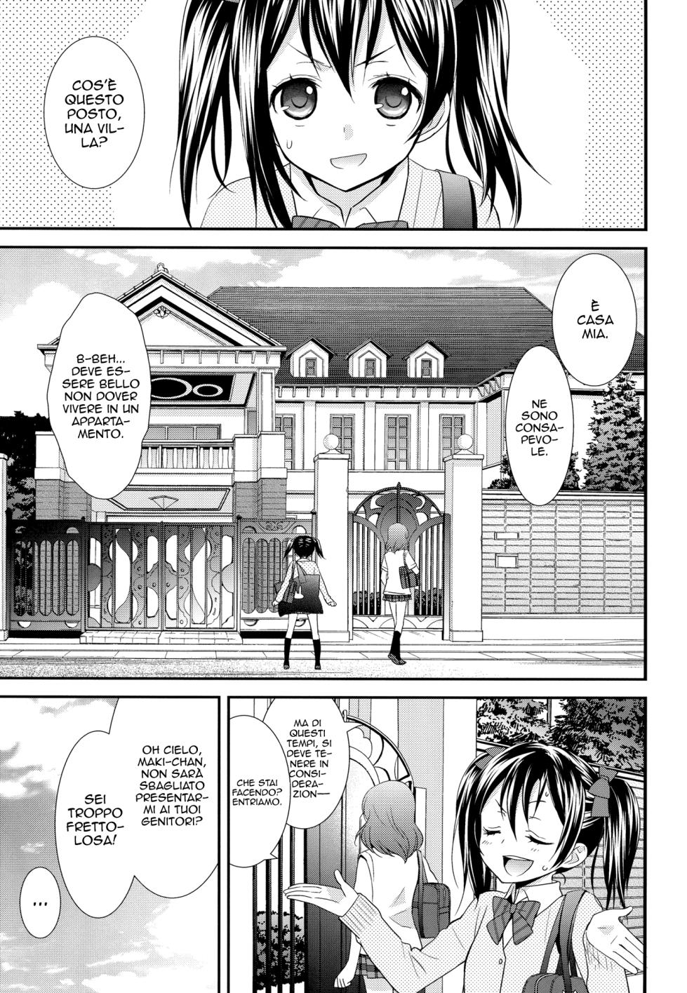 (C84) [Sweet Pea, COCOA BREAK (Ooshima Tomo, Ooshima Towa)] NicoMaki! 2 (Love Live!) [Italian] - Page 4