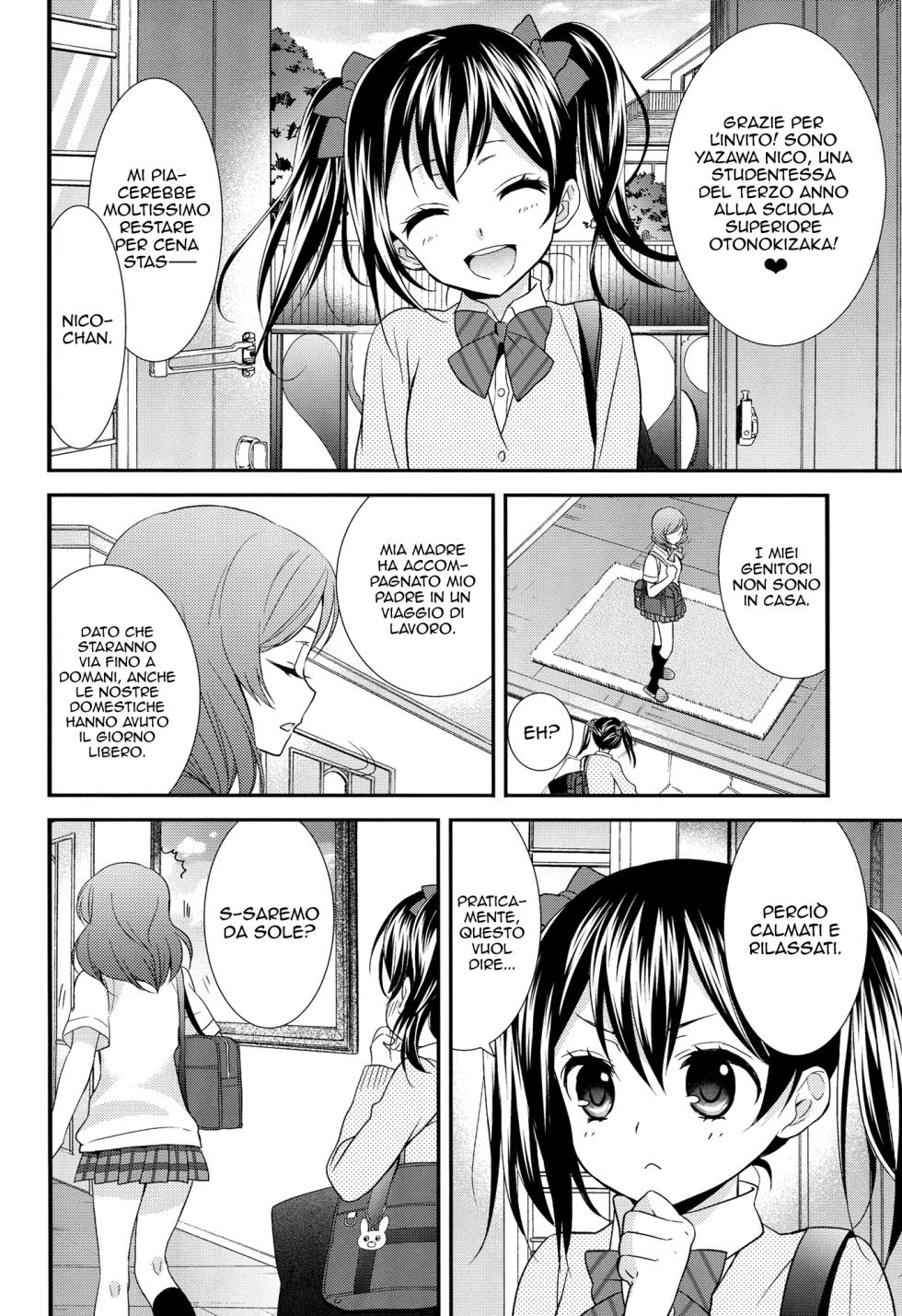 (C84) [Sweet Pea, COCOA BREAK (Ooshima Tomo, Ooshima Towa)] NicoMaki! 2 (Love Live!) [Italian] - Page 5