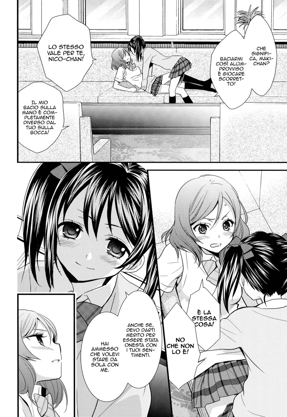(C84) [Sweet Pea, COCOA BREAK (Ooshima Tomo, Ooshima Towa)] NicoMaki! 2 (Love Live!) [Italian] - Page 9