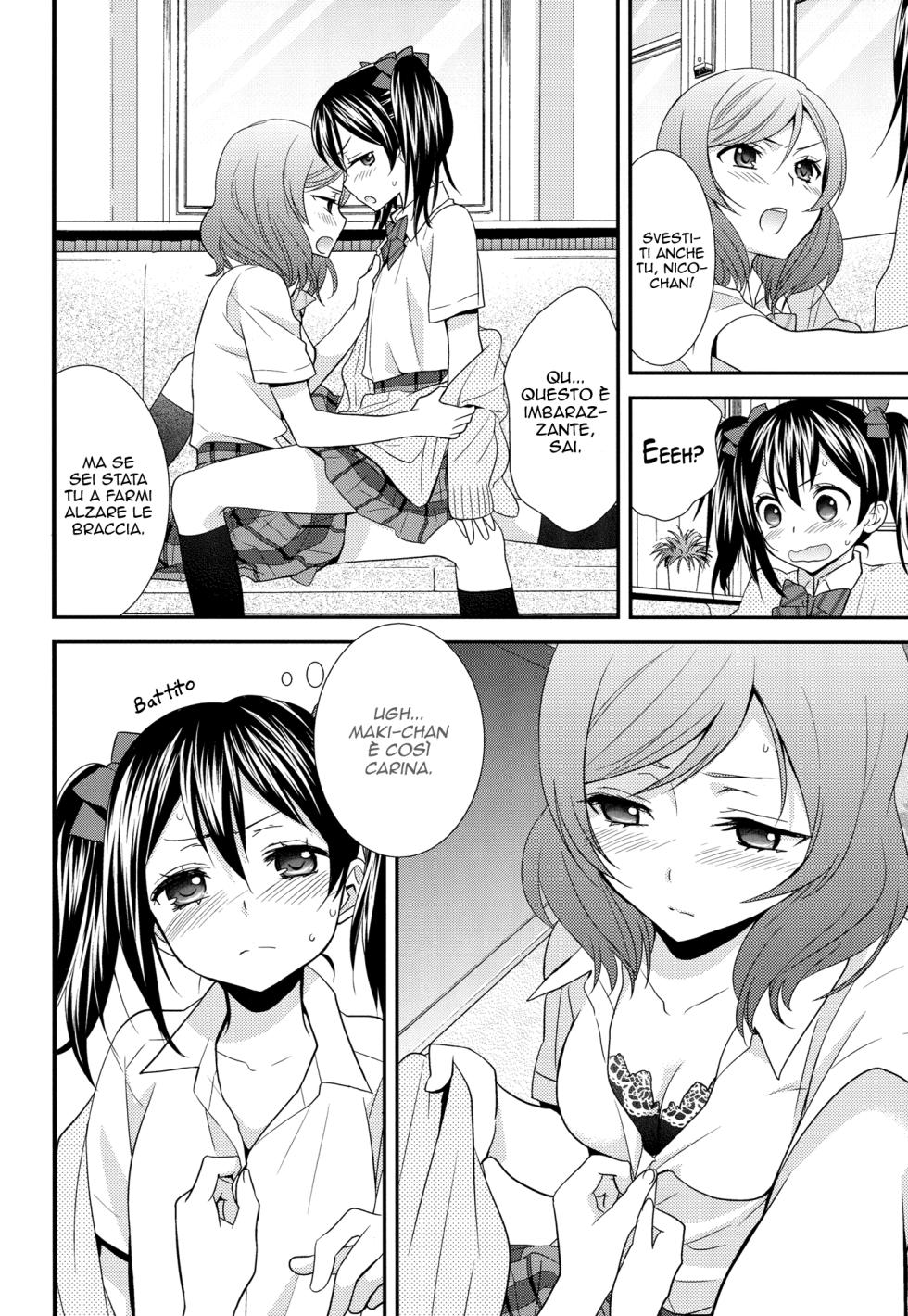 (C84) [Sweet Pea, COCOA BREAK (Ooshima Tomo, Ooshima Towa)] NicoMaki! 2 (Love Live!) [Italian] - Page 11