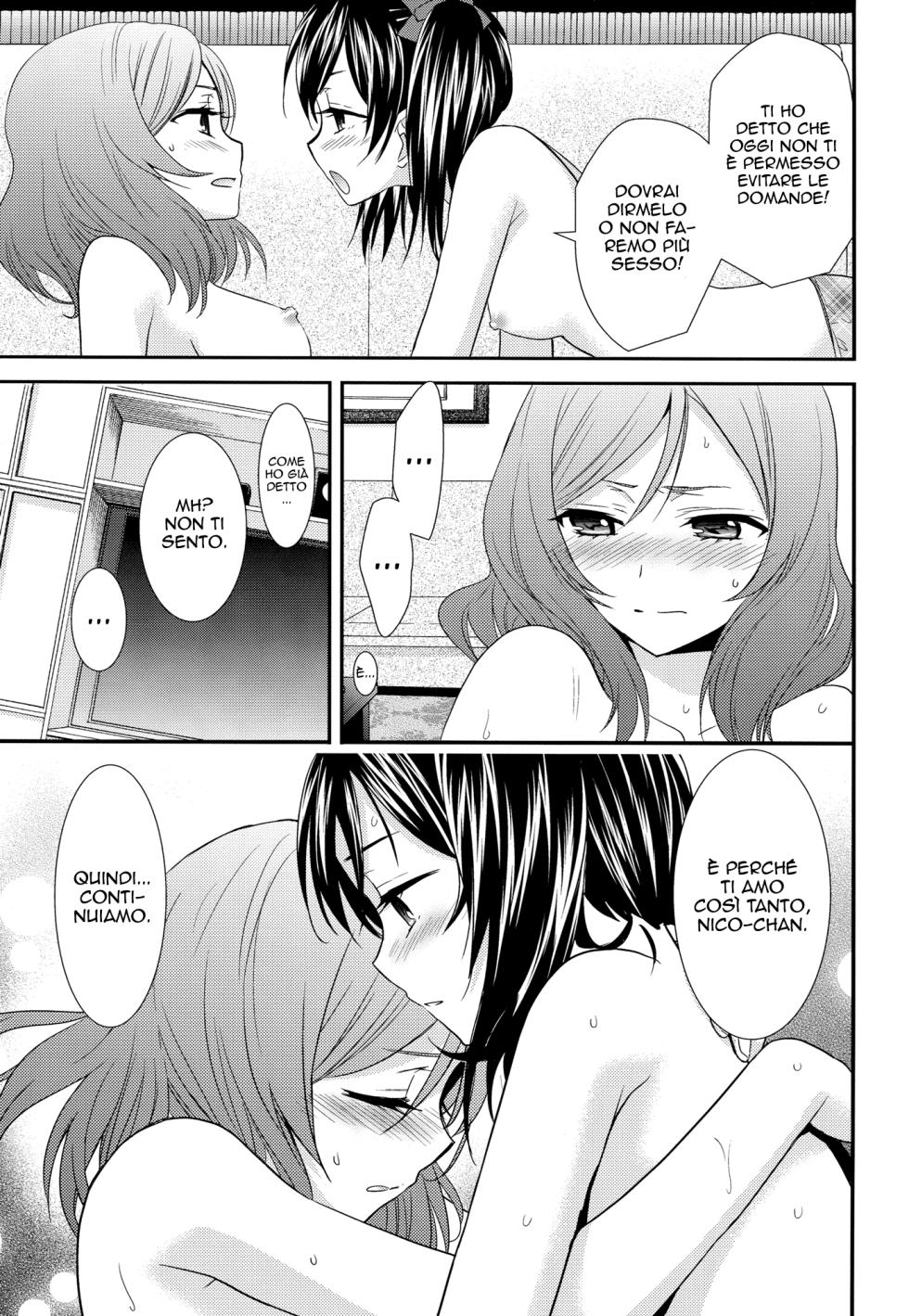 (C84) [Sweet Pea, COCOA BREAK (Ooshima Tomo, Ooshima Towa)] NicoMaki! 2 (Love Live!) [Italian] - Page 18